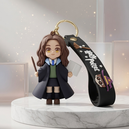 Harrypotter/ Wizard Girl Silicone Bag & Key Ring Accessory