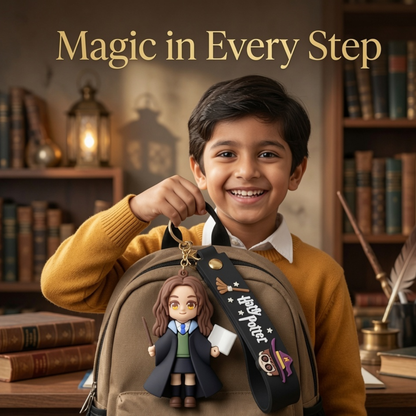 Harrypotter/ Wizard Girl Silicone Bag & Key Ring Accessory