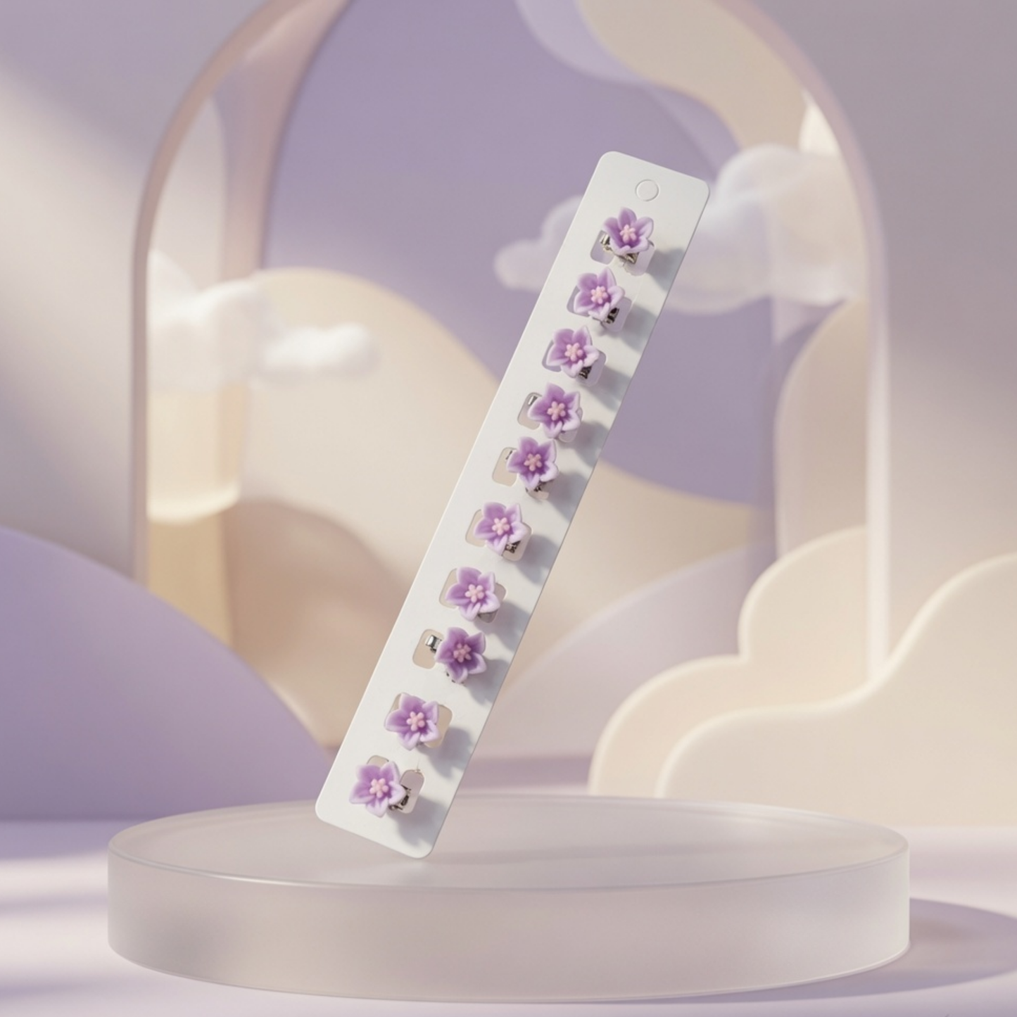 Mini Character Snap Hair Clip Set for Kids | Hearts, Flowers & Daisy
