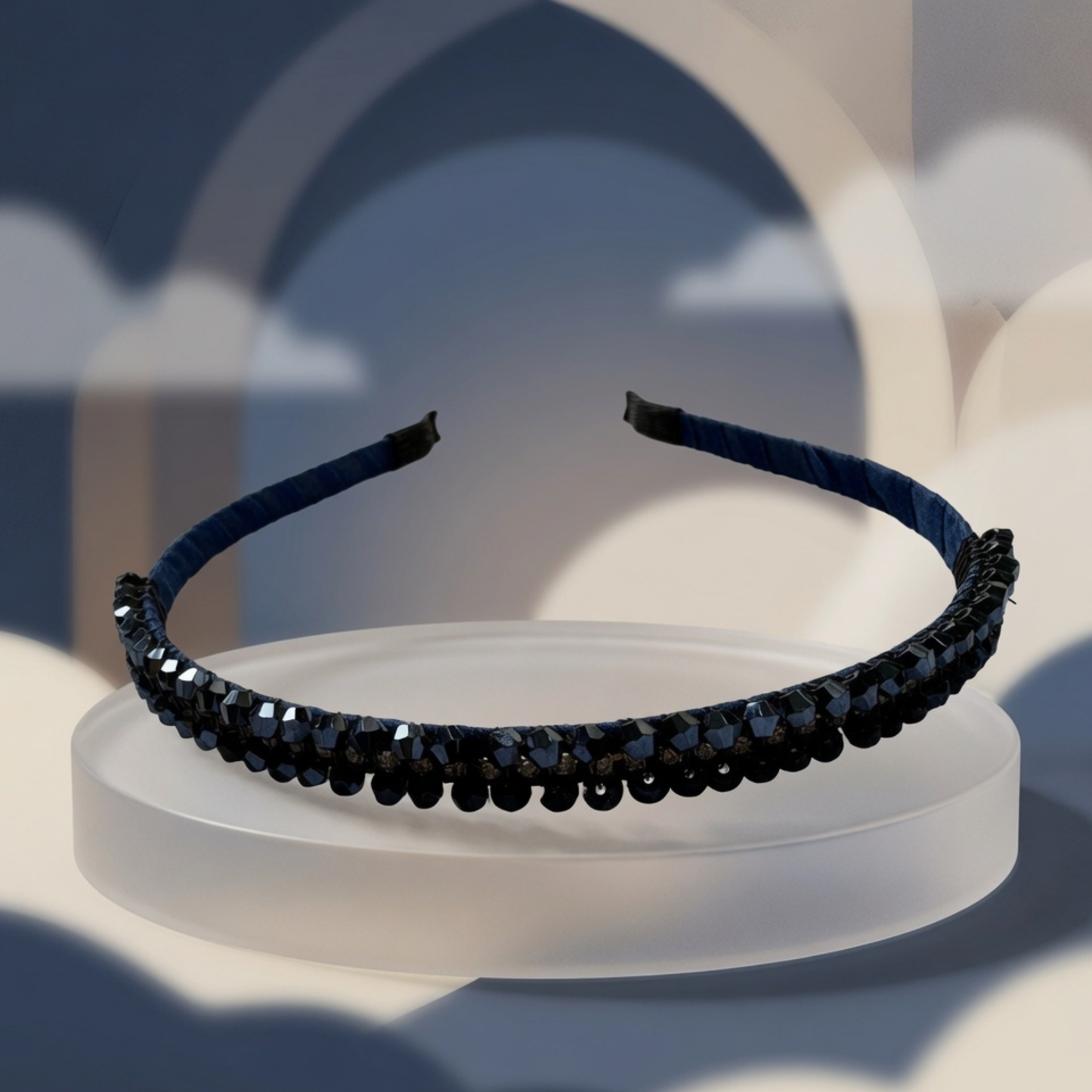 Crystal Beaded Hairband | Rhinestone Alice Band