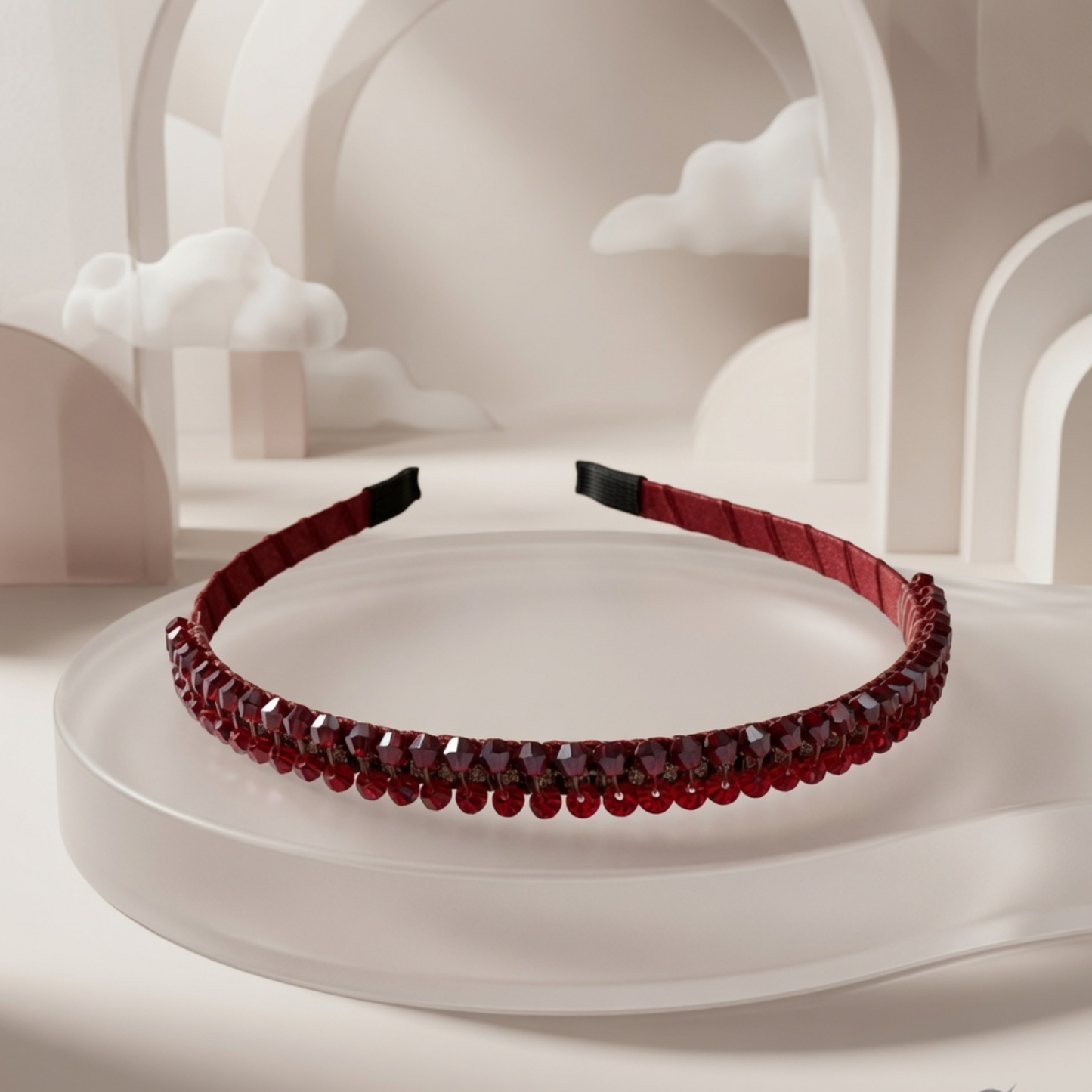 Crystal Beaded Hairband | Rhinestone Alice Band