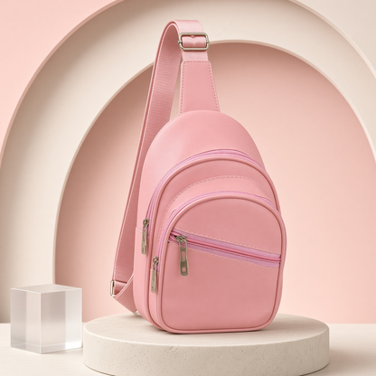 Mini faux Leather backpack