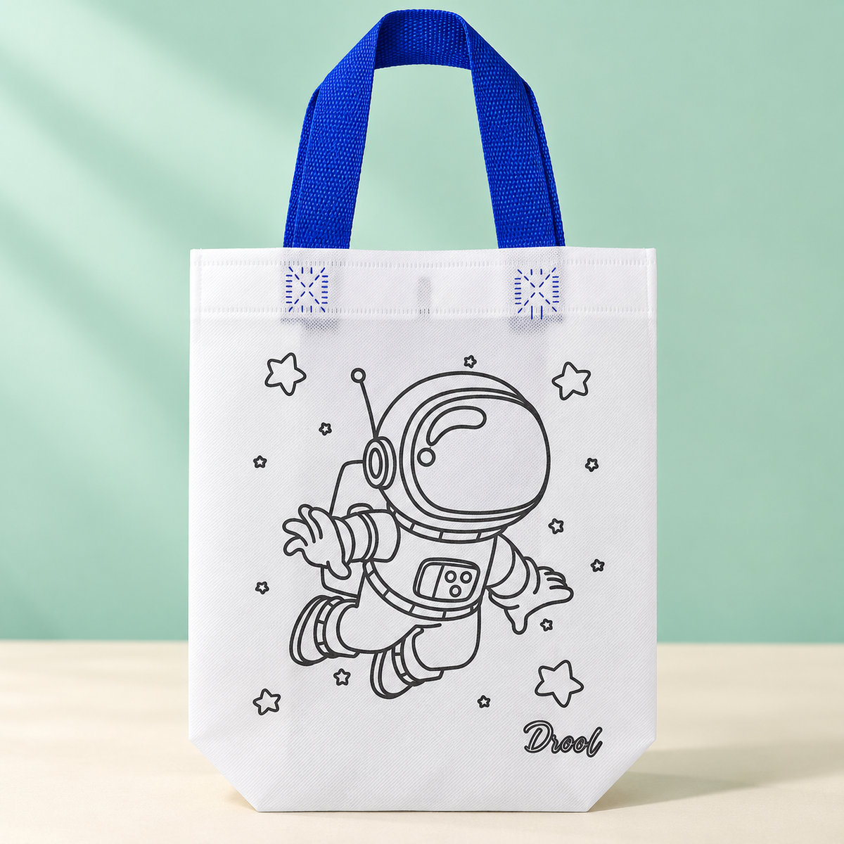 DIY Colouring Tote Bag for Kids – Bear, Astronaut & Underwater Designs
