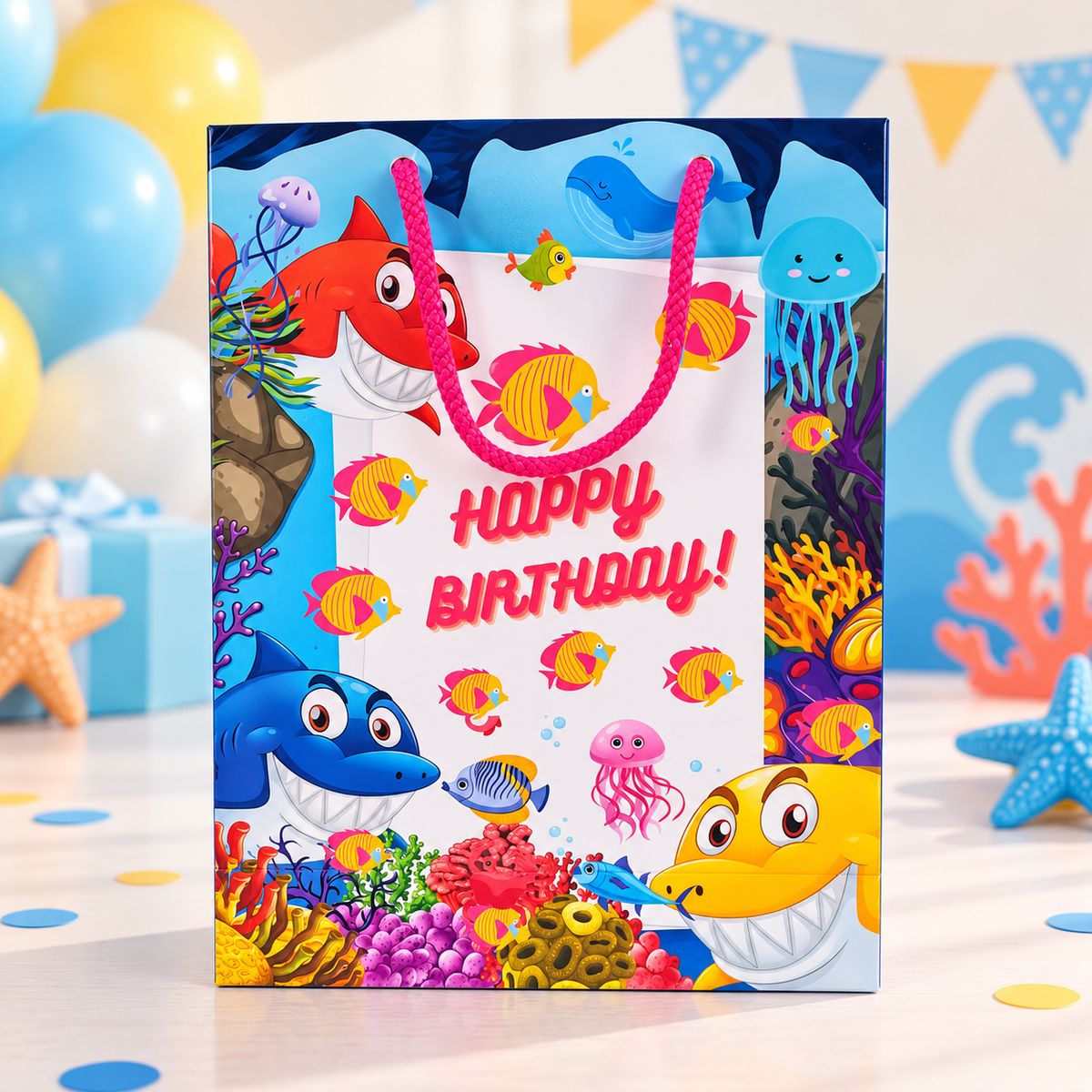 Under the Sea Happy Birthday Gift Bag