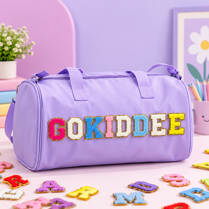 Personalised faux leather Duffel Bag