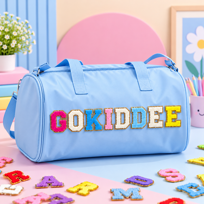 Personalised faux leather Duffel Bag