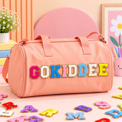 Personalised faux leather Duffel Bag