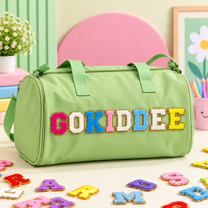Personalised faux leather Duffel Bag