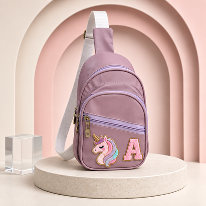 Mini faux Leather backpack