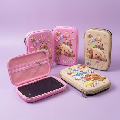 Stationery Pouch with detachable LCD writing tablet