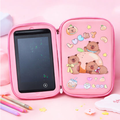 Stationery Pouch with detachable LCD writing tablet