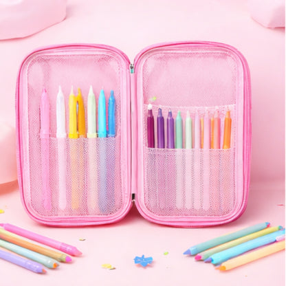 Stationery Pouch with detachable LCD writing tablet