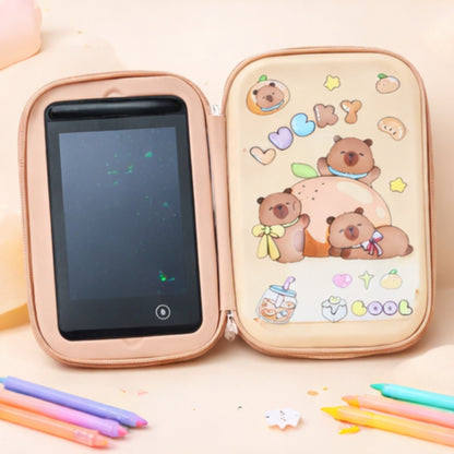 Stationery Pouch with detachable LCD writing tablet