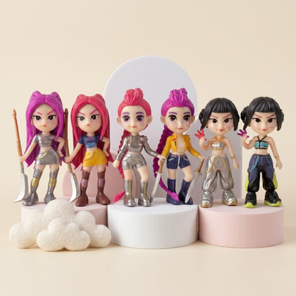 KPOP Style 11 cm Mini action  figurine Dolls Set