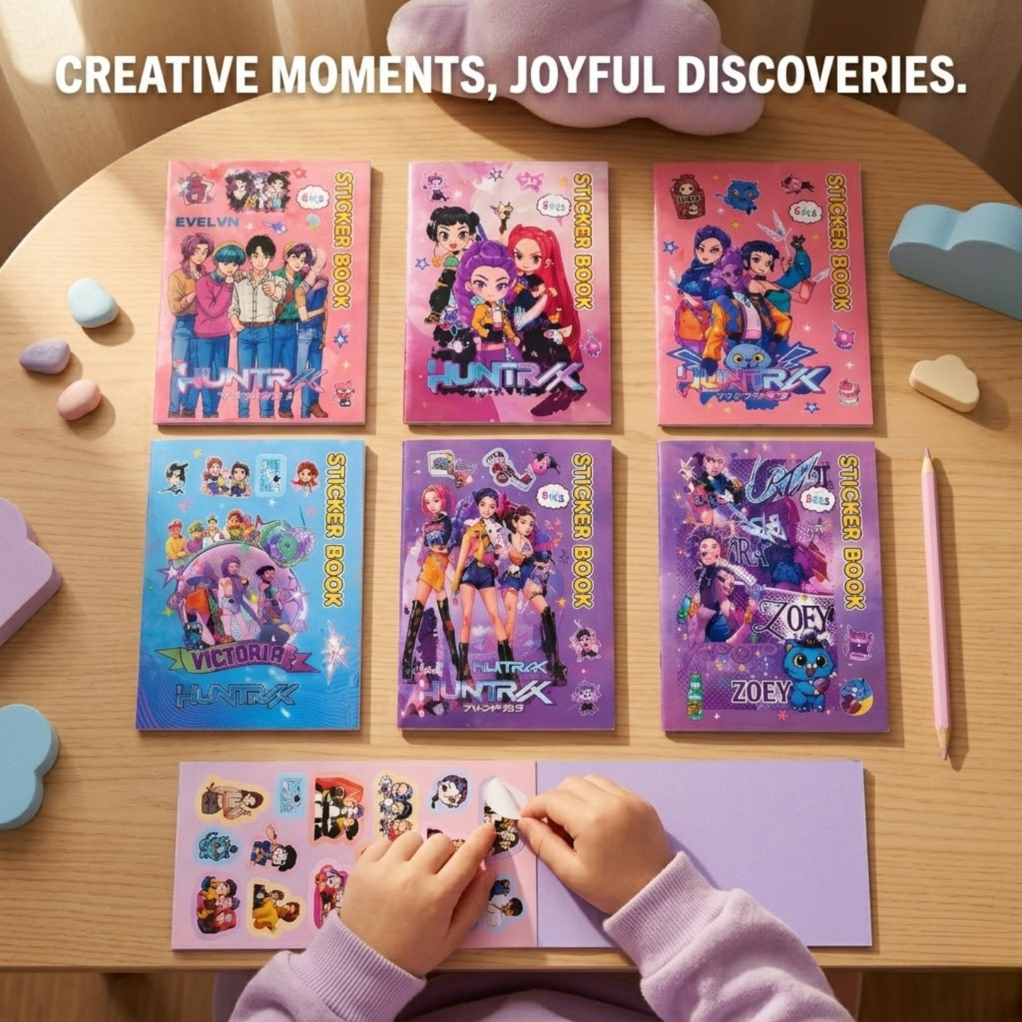 Cute Cartoon Sticker Book for Kids – Fun Decorative Stickers Collection