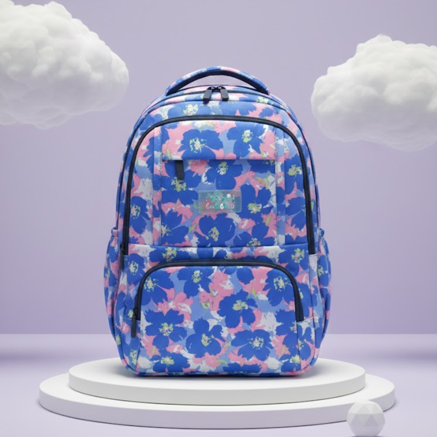 Kids Floral Print School Backpack – Lightweight & Spacious