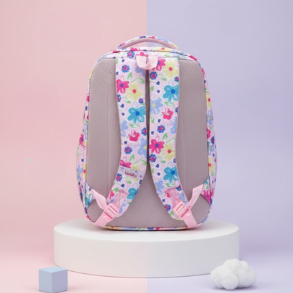 Kids Floral Print School Backpack – Lightweight & Spacious