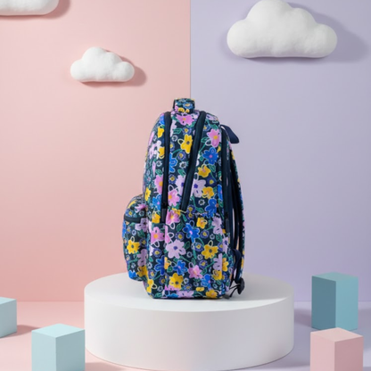 Kids Floral Print School Backpack – Lightweight & Spacious