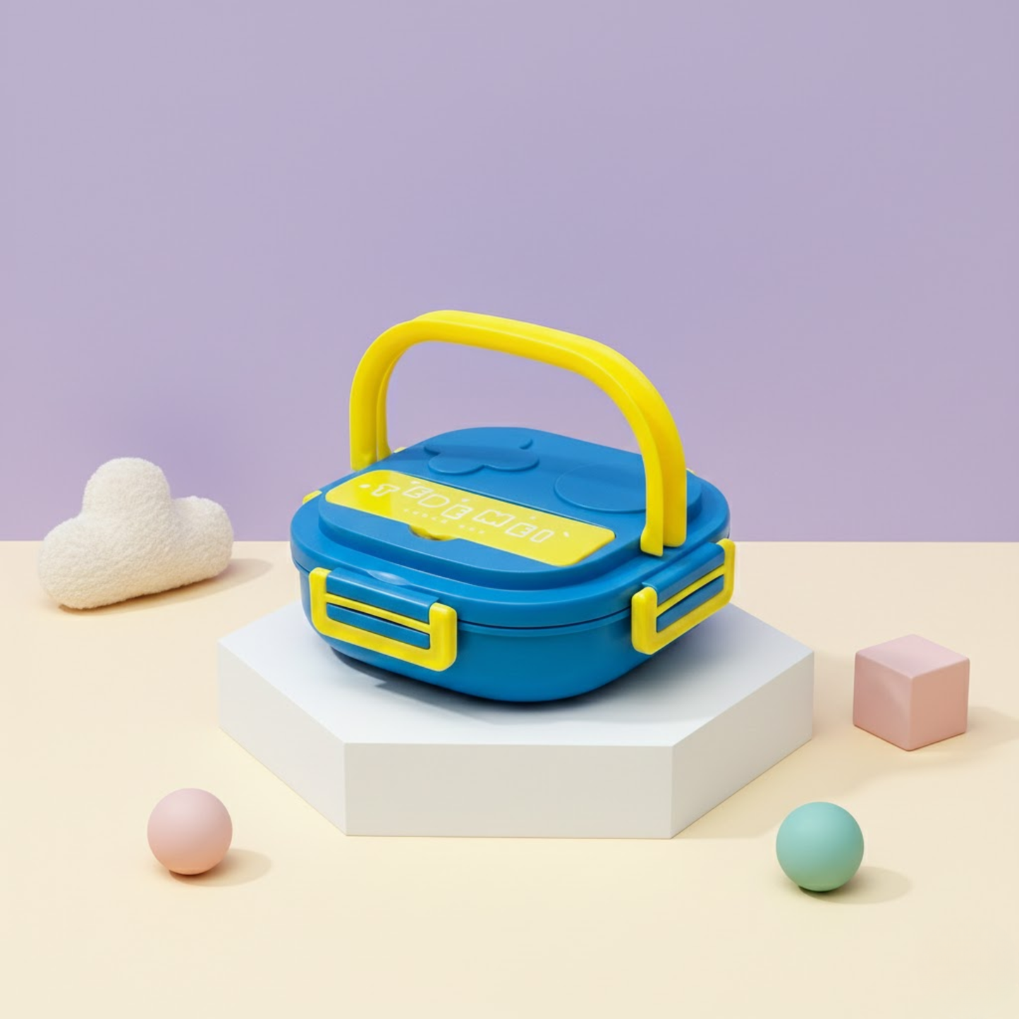 3-Compartment Stainless Steel Lunch Box