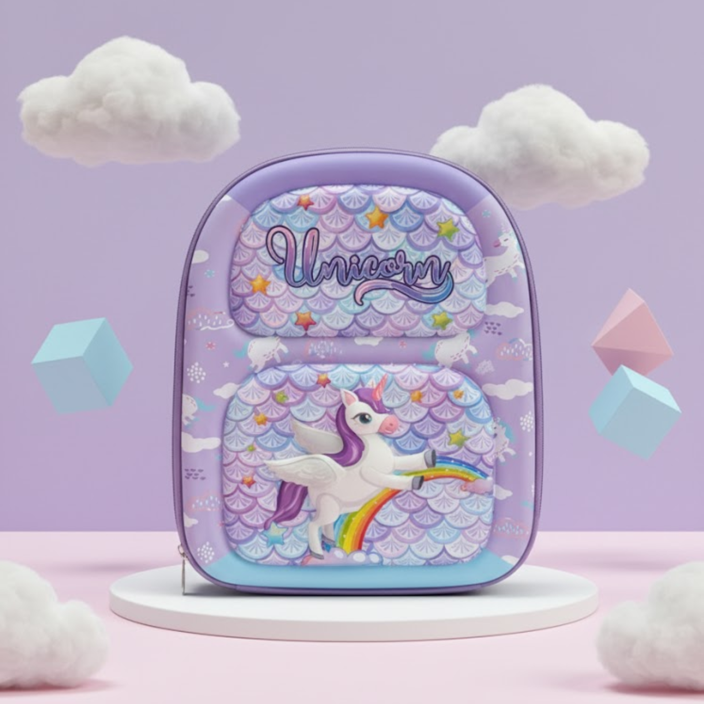 3D Hard Shell Backpack Bag