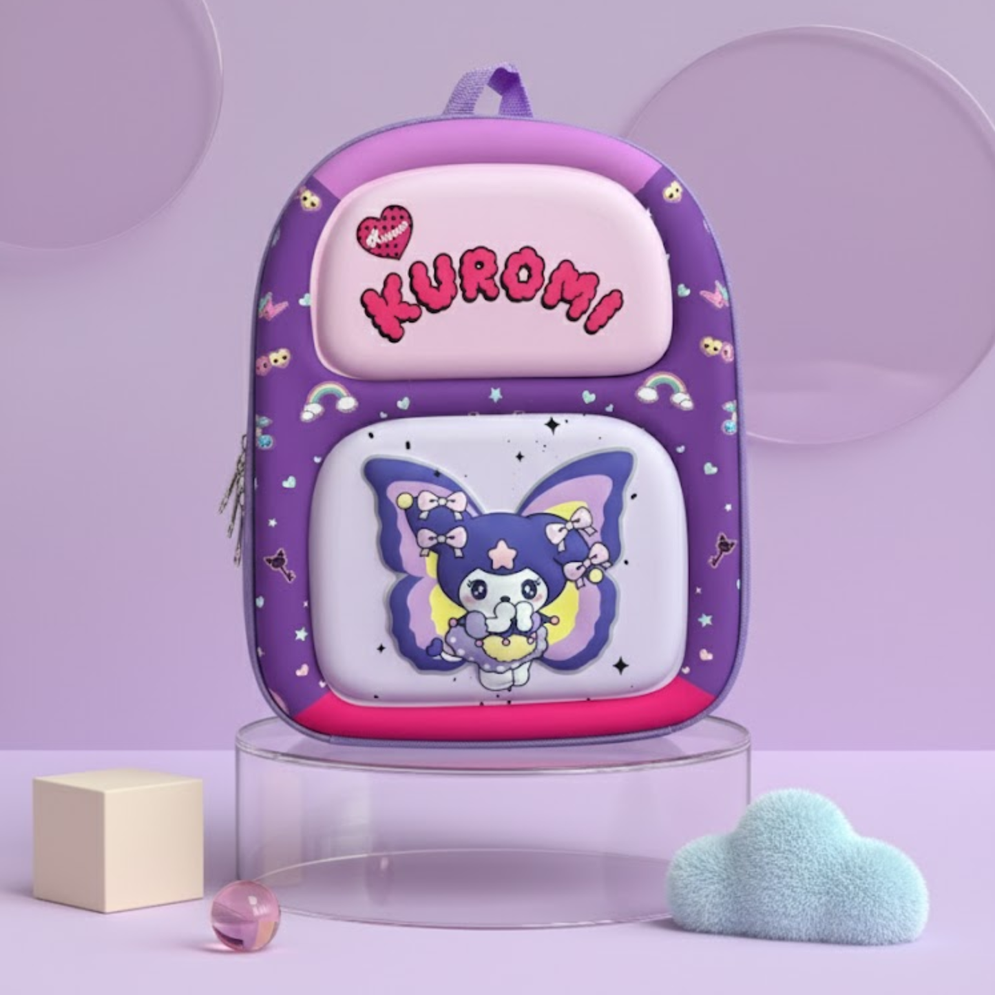 3D Hard Shell Backpack Bag