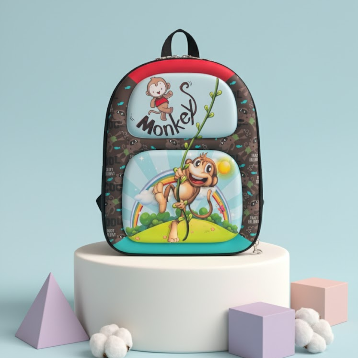 3D Hard Shell Backpack Bag