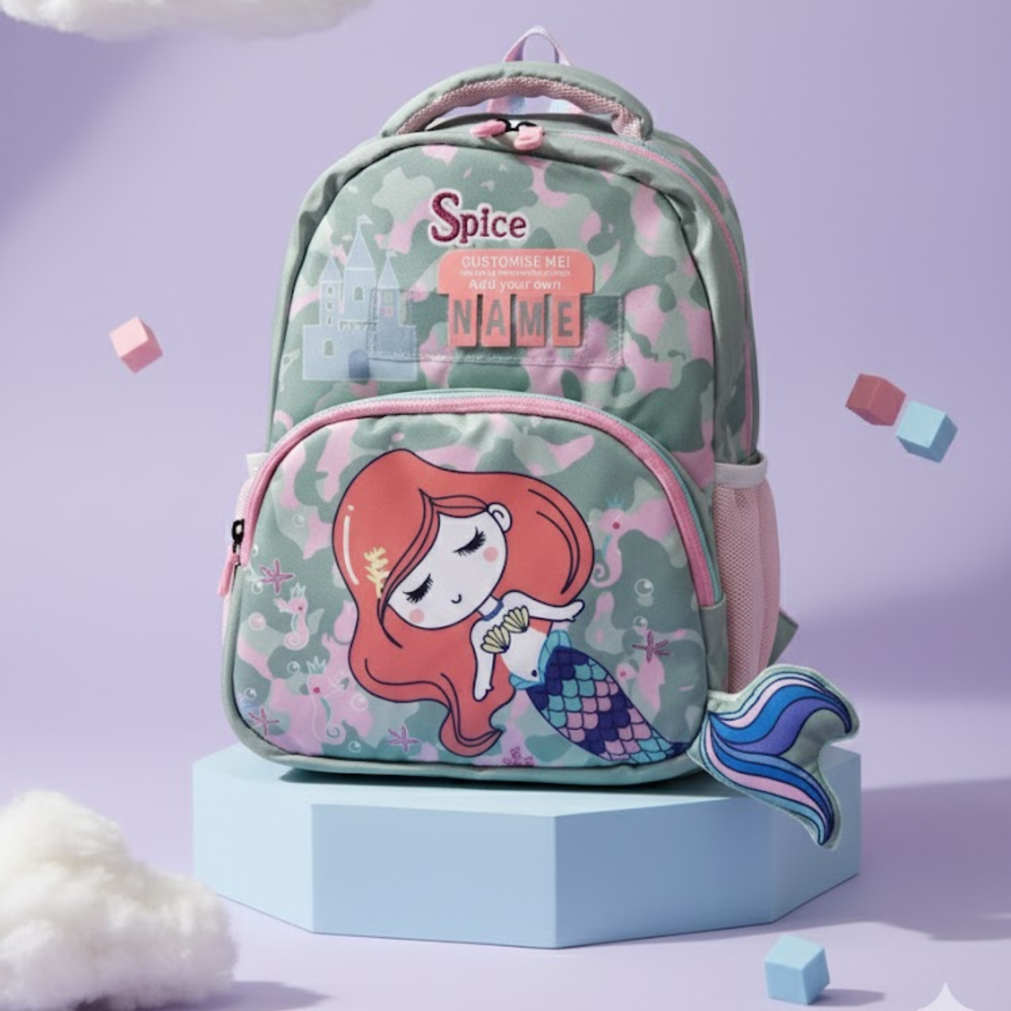 16 inch School Bag - Mermaid