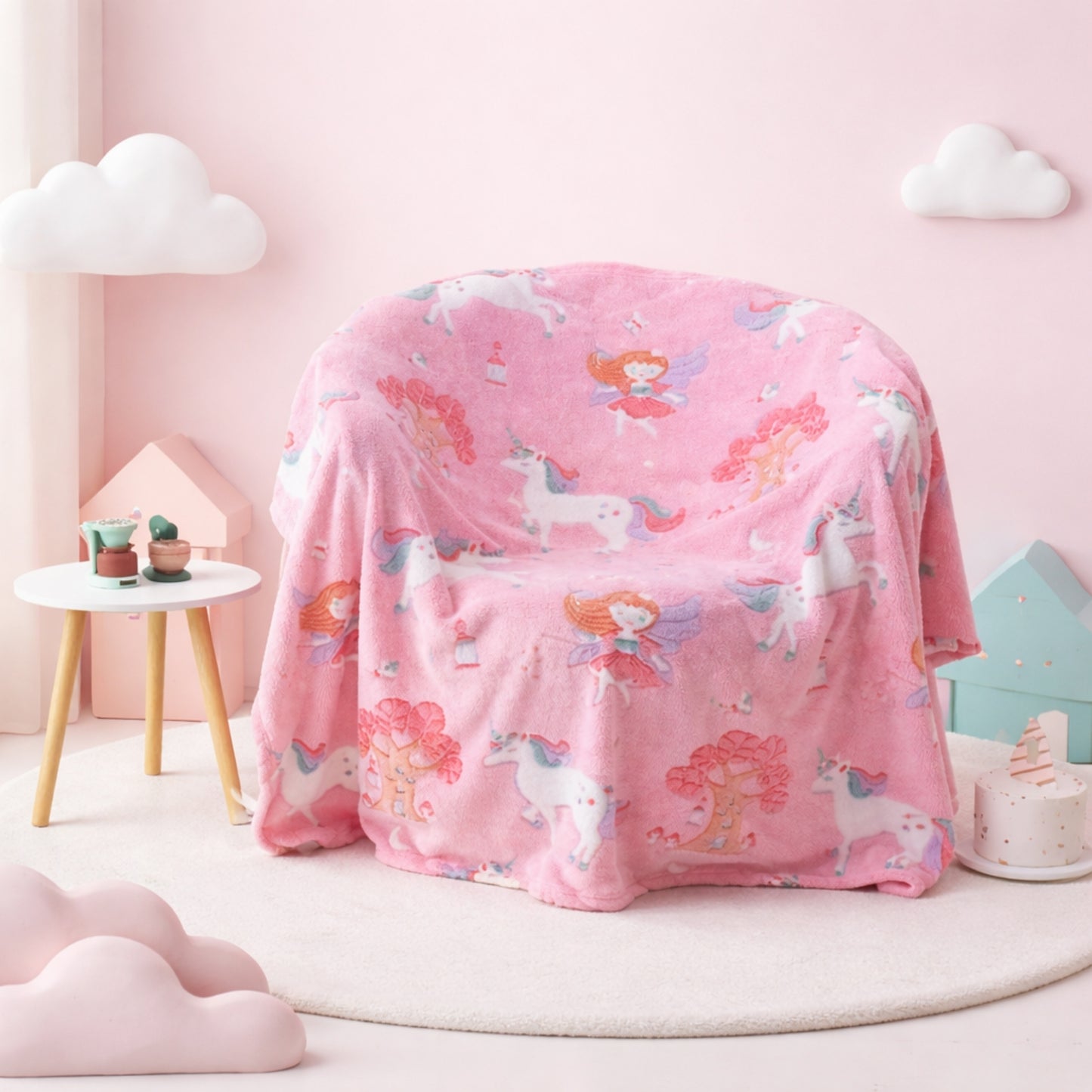 Glow-in-the-Dark Blanket for Kids - big size