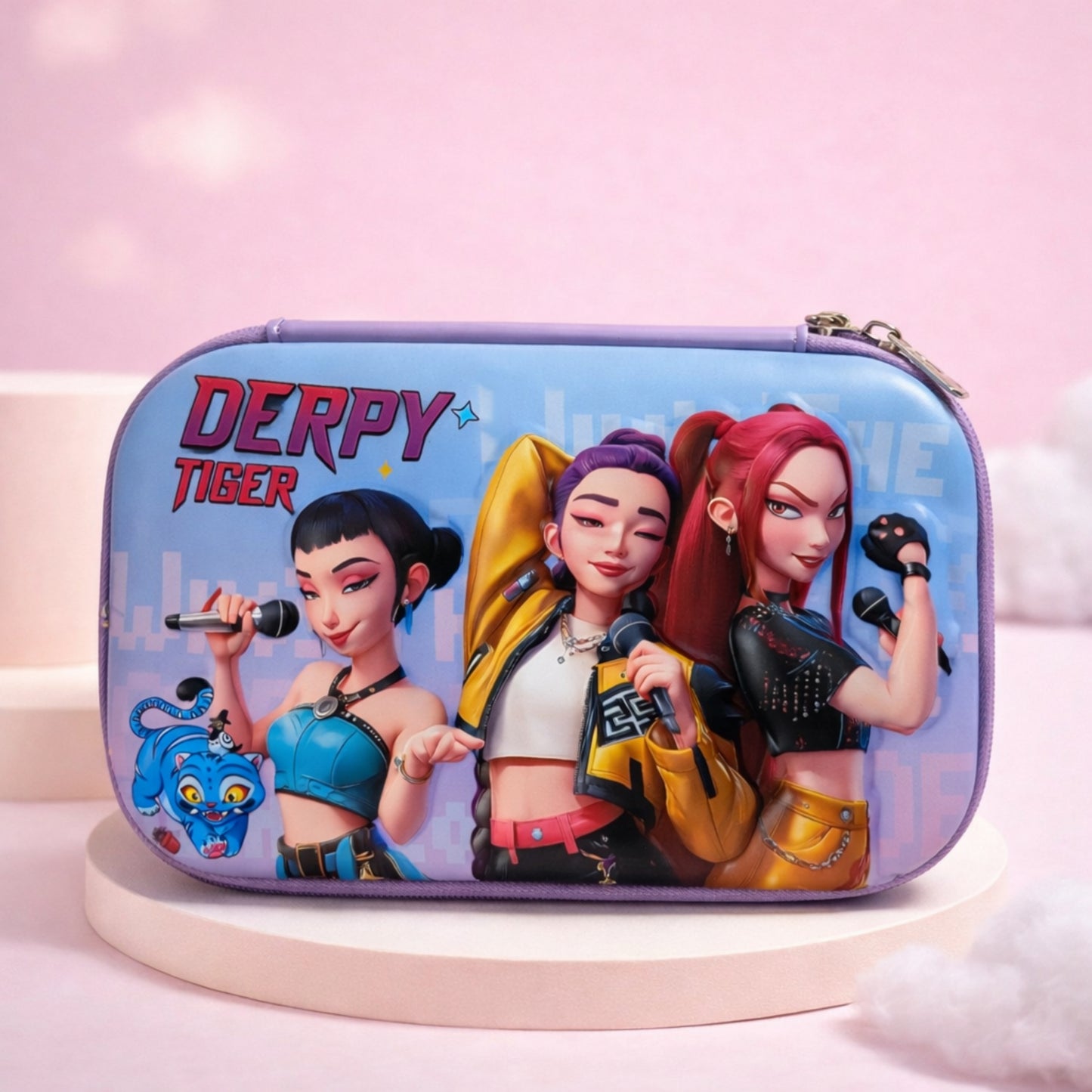 Stationery Pouch with detachable LCD writing tablet