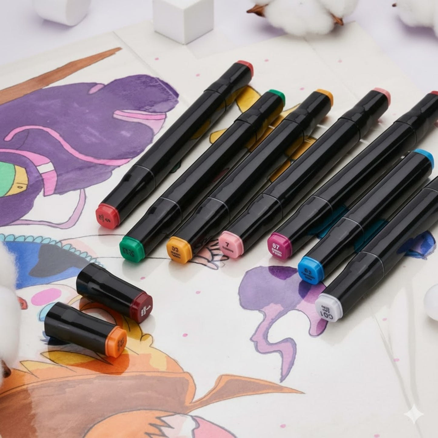 24 pcs Touch markers