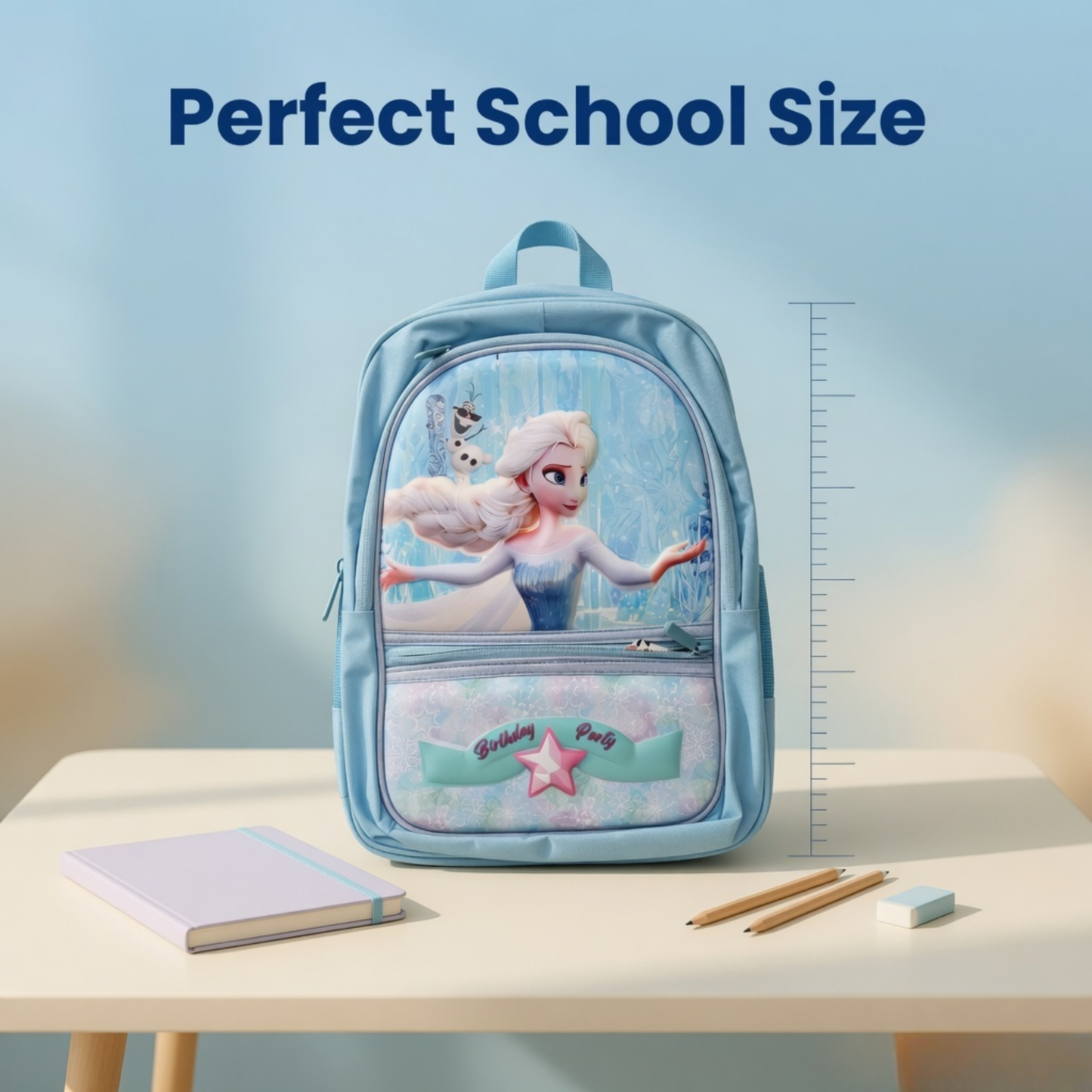 17" Frozen Theme School light weight Backpack for Kids