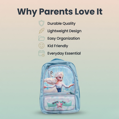 17" Frozen Theme School light weight Backpack for Kids