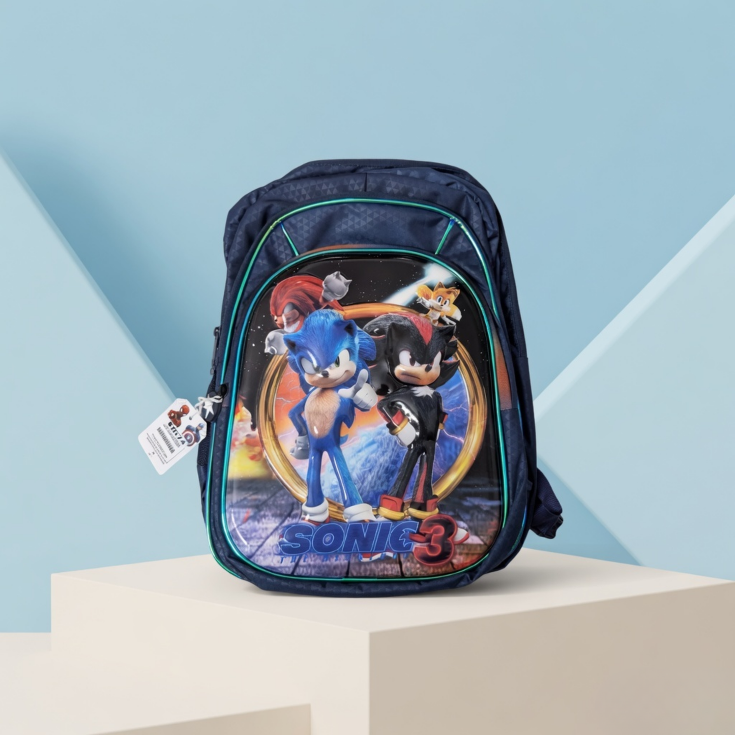 16" Sonic 3 Kids School Backpack