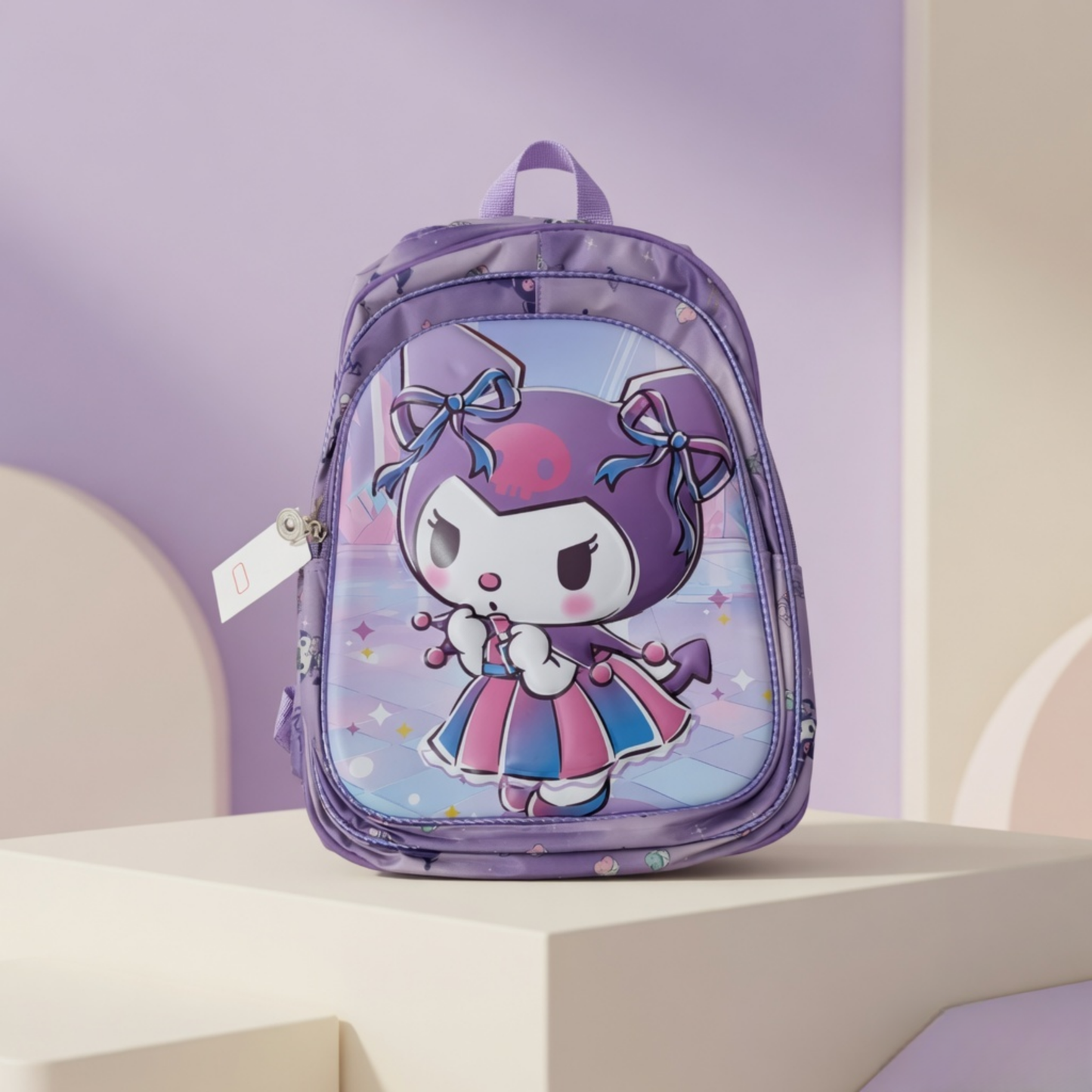 Kuromi Cartoon Kids School Backpack