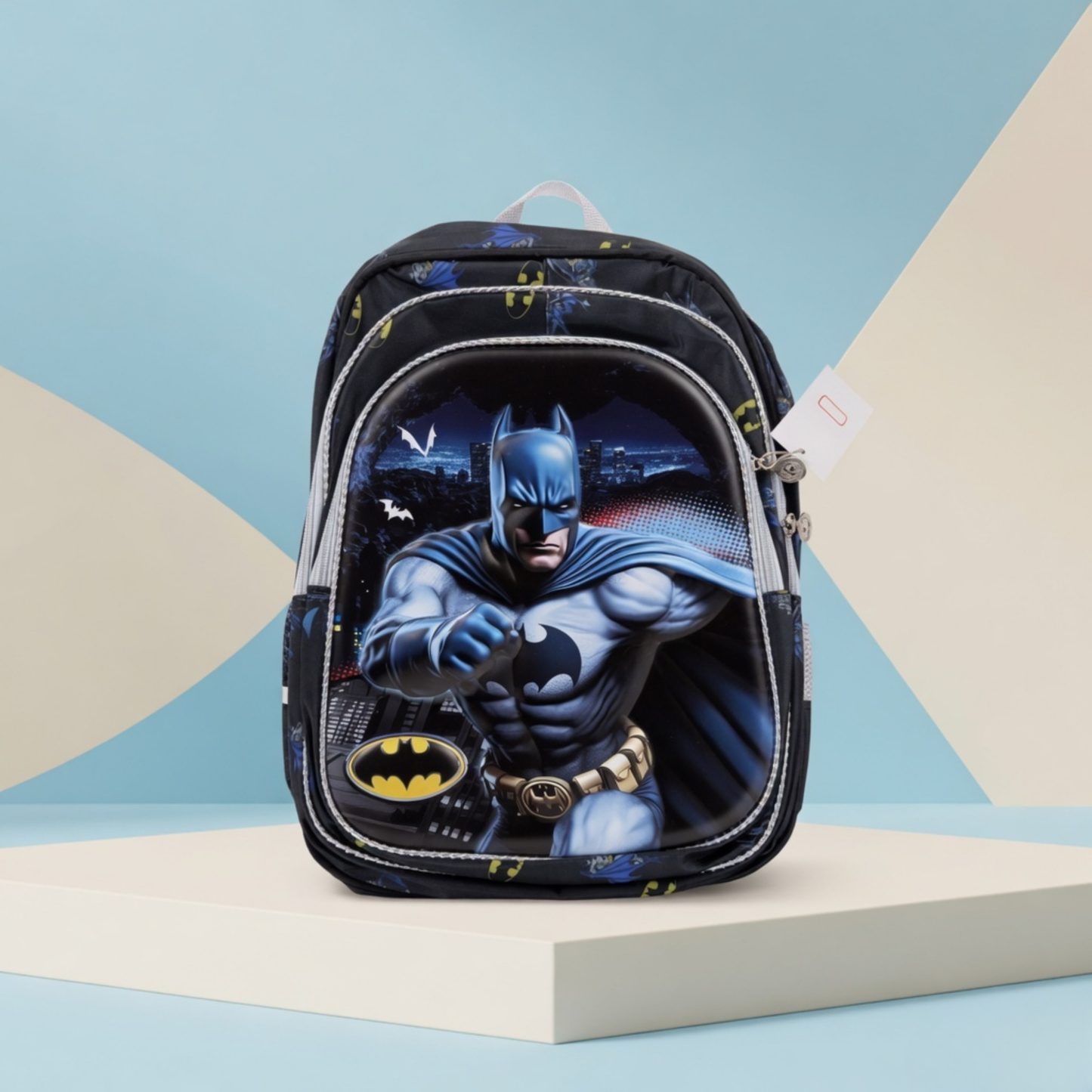 16" Batman Kids School Backpack – Superhero Cartoon School Bag for Boys