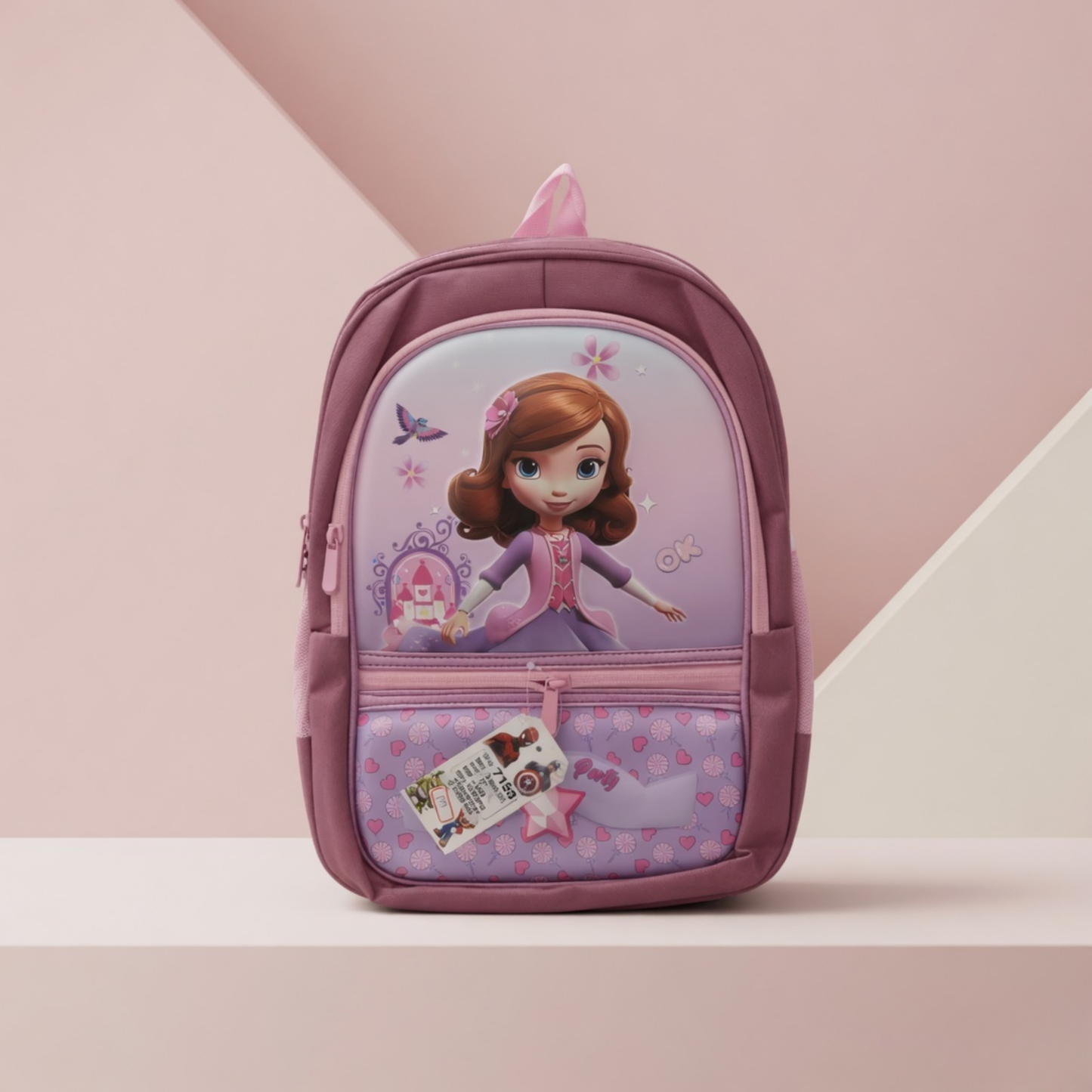 17" Sofia Princess Kids School Backpack