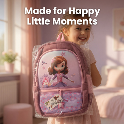 17" Sofia Princess Kids School Backpack