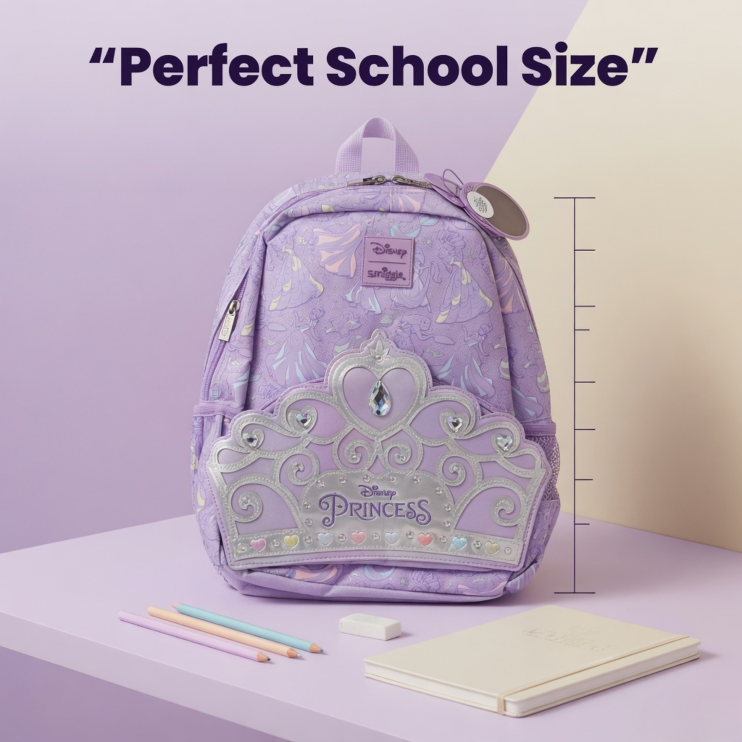 14" Smiggle Princess School bag