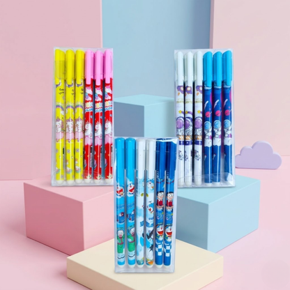Set of 6 Infinite Cartoon theme Pencils for Kids
