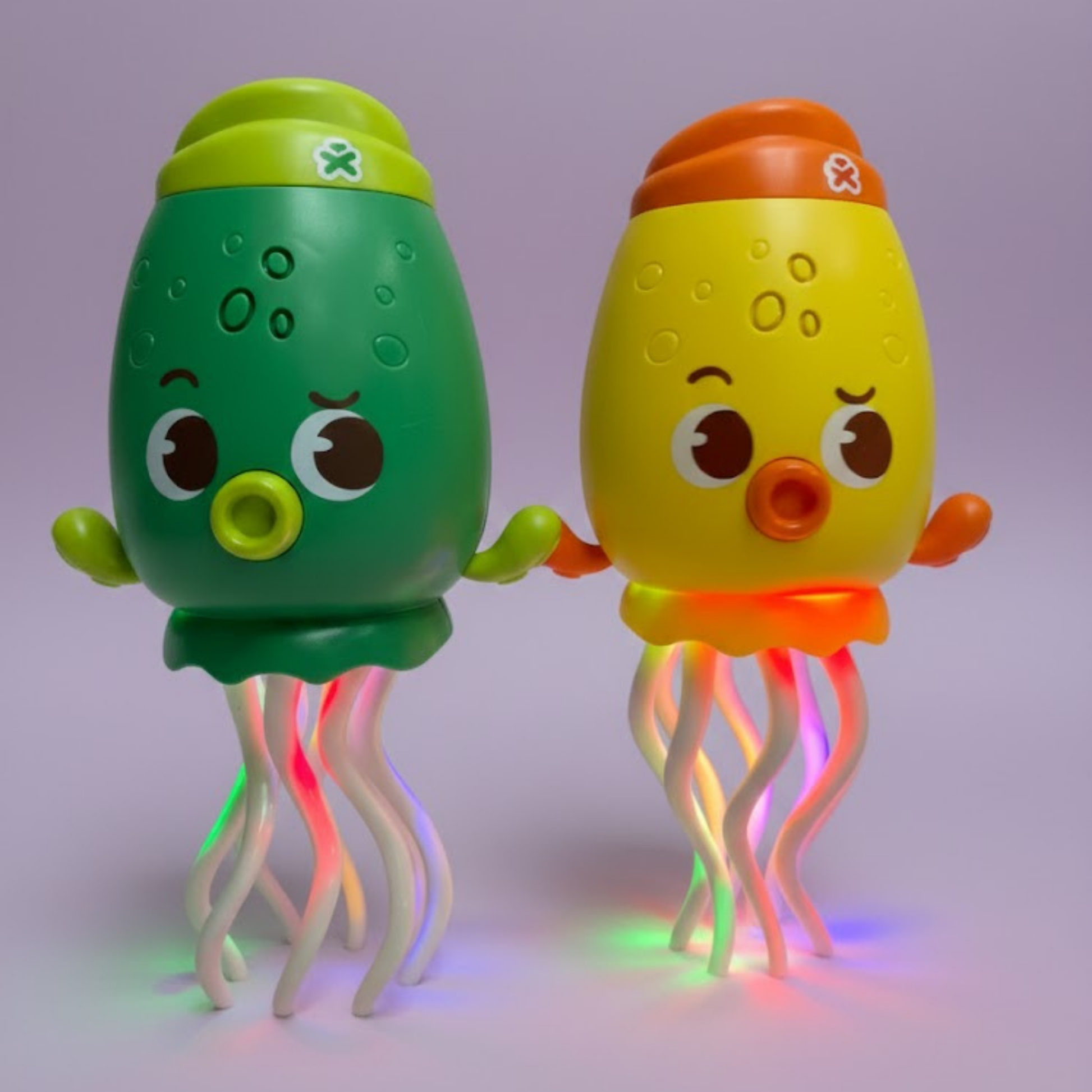 Dancing octopus toy with colorful LED lights and music for toddlers and babies