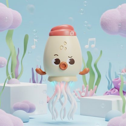 Dancing Jelly Fish Octopus Toy – Light-Up Musical Toy with 360° Rotating Tentacles