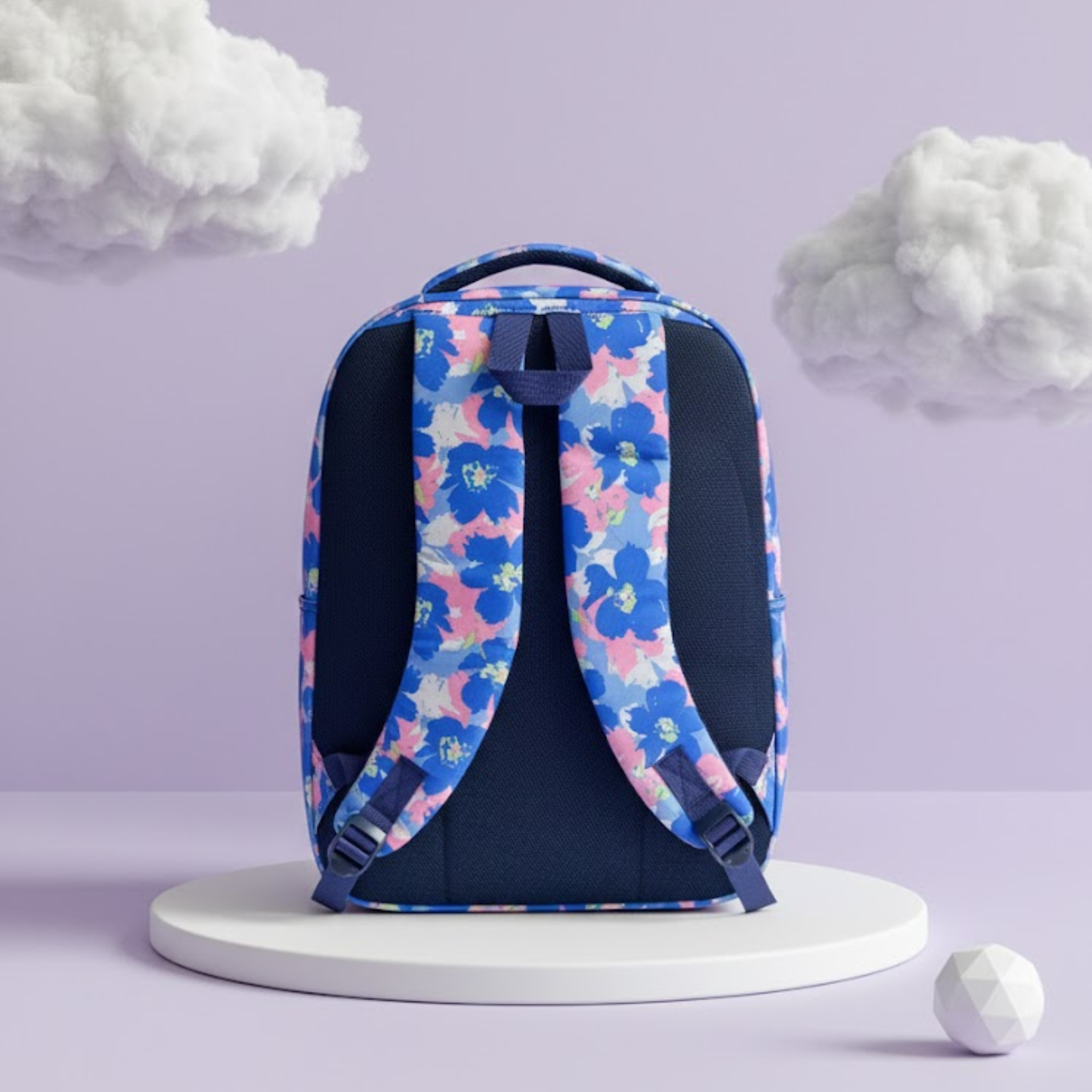 Kids Floral Print School Backpack – Lightweight & Spacious