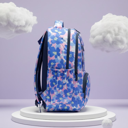 Kids Floral Print School Backpack – Lightweight & Spacious