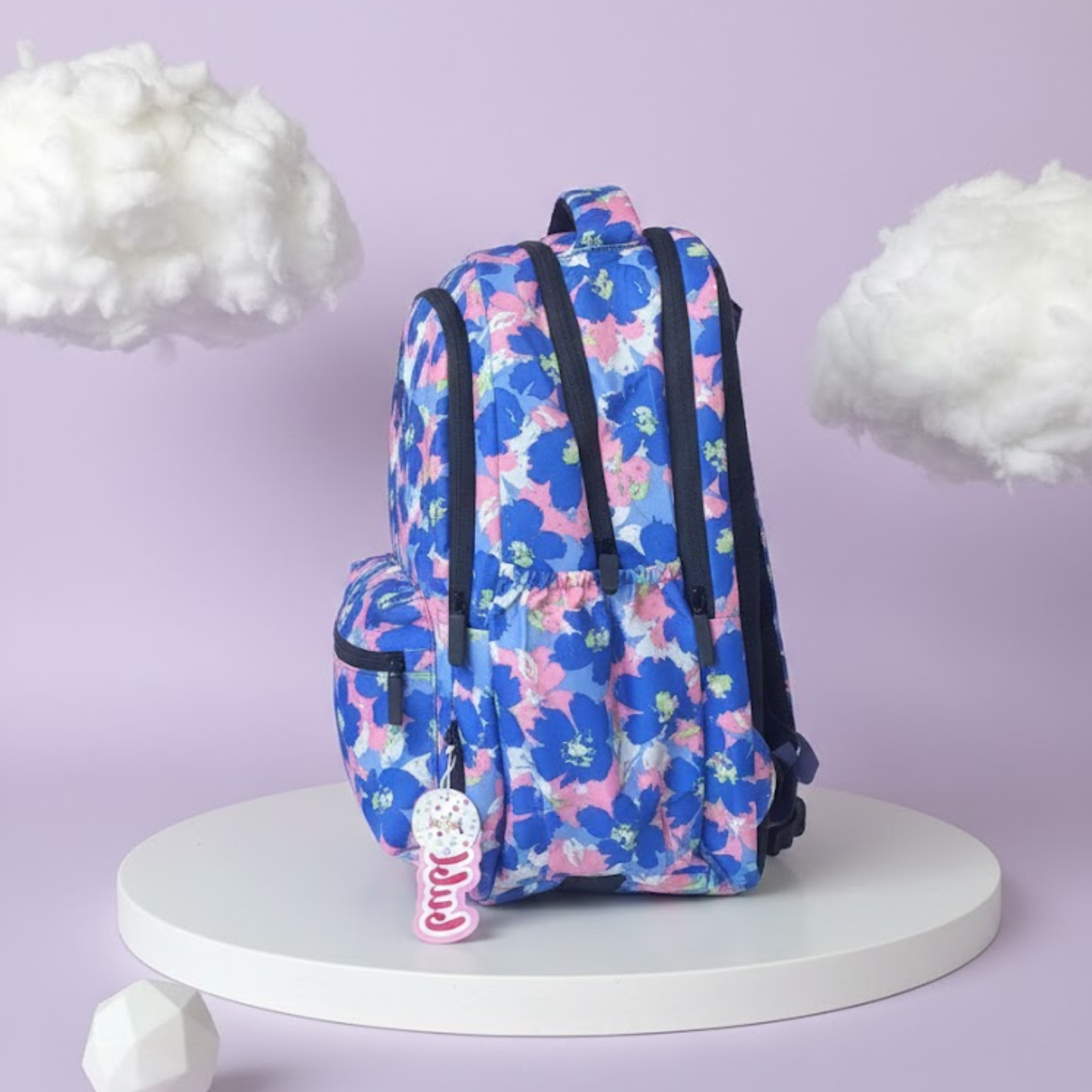 Kids Floral Print School Backpack – Lightweight & Spacious