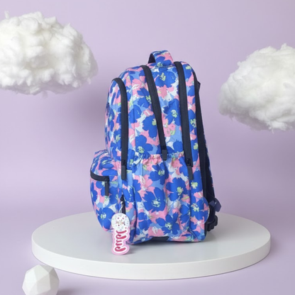 Kids Floral Print School Backpack – Lightweight & Spacious