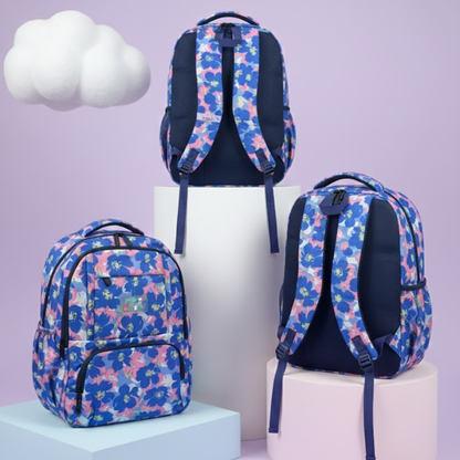 Kids Floral Print School Backpack – Lightweight & Spacious