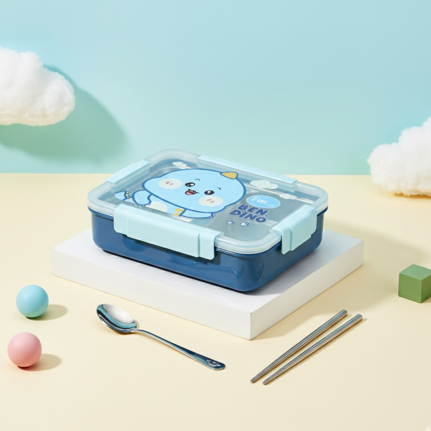 4 Partition Stainless Steel Lunch box 1000+150 ml