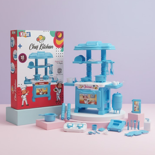 Kitchen Play Set (32 Pieces) | Pretend play