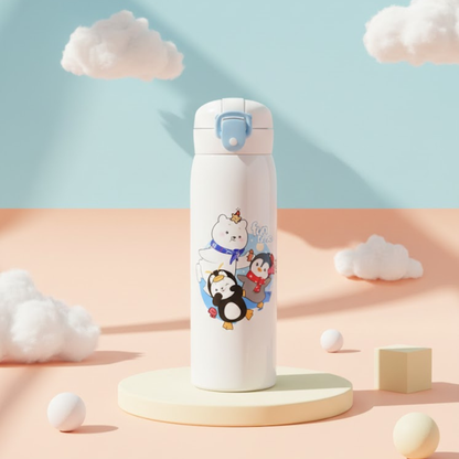 Superheroes Stainless Steel Sipper for kids -550 ml