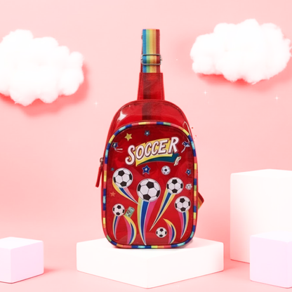 Neon Cartoon printed Chest Sling Bag